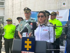 En la foto aparece la Directora Seccional realizando la presentación del balance de gestión.