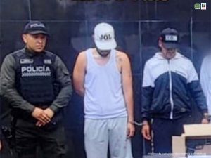 Los procesados se encuentran esposado y en custodia por Policía Nacional del Putumayo.