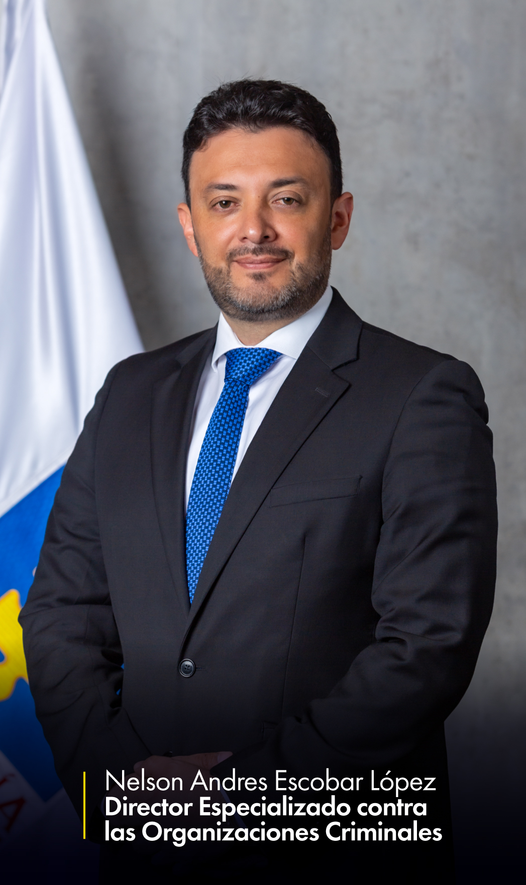 Nelson Andres Escobar Lopez Director especializado contra las Organizaciones Criminales