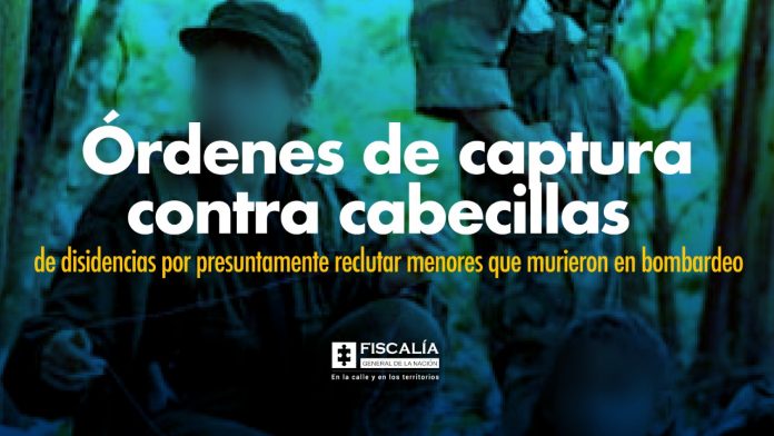 Disidencias reclutamiento menores