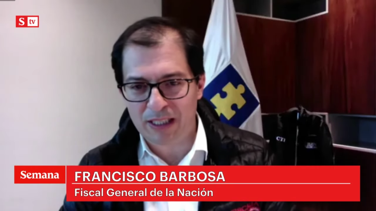 Fiscal General de la Nación con Vicky en Semana (27 de mayo de 2020)