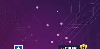 Falsas inversiones por aplicaciones de mensajería instantánea En la imagen se ve una portada diseñada de la sección de redes sociales Ciberseguro con un fondo morado y una figura de una mujer adulta sosteniendo un celular simulando que está chateando con un titular que dice Falsas inversiones por aplicaciones de mensajería instantánea.