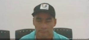 En la fotografía aparece un hombre capturado, durante la audiencia de imposición de medida de aseguramiento.