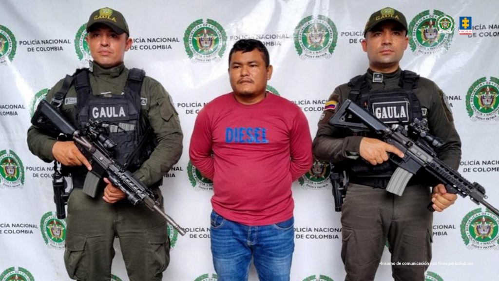 Capturado José Luis Sierra Suarez exintegrante Farc imputado por extorsión .