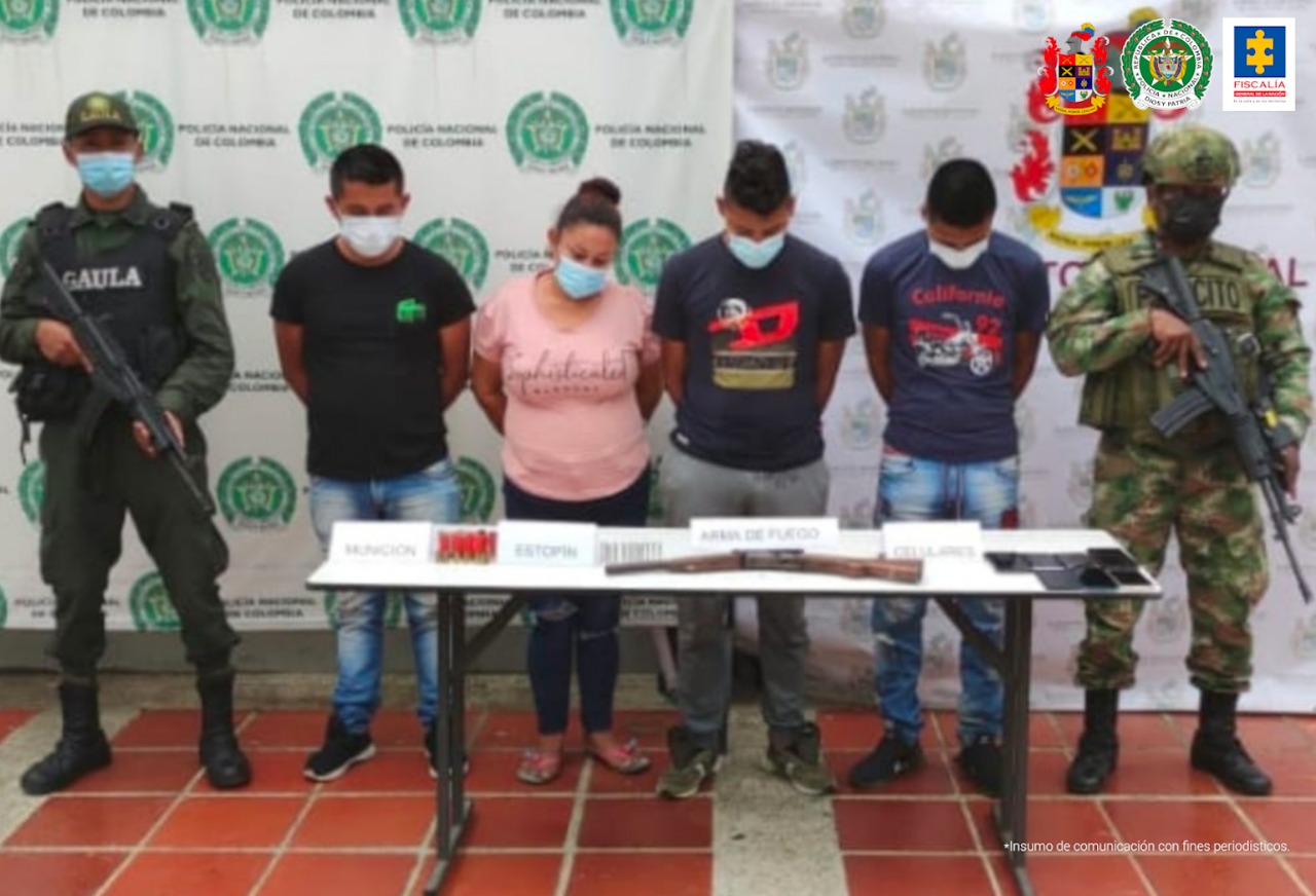 A la cárcel cuatro presuntos implicados en el secuestro extorsivo de una mujer