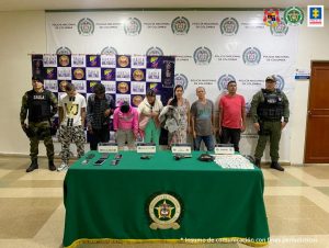Los siete presuntos integrantes de la organización Los Triana fueron privados de la libertad en centro carcelario.