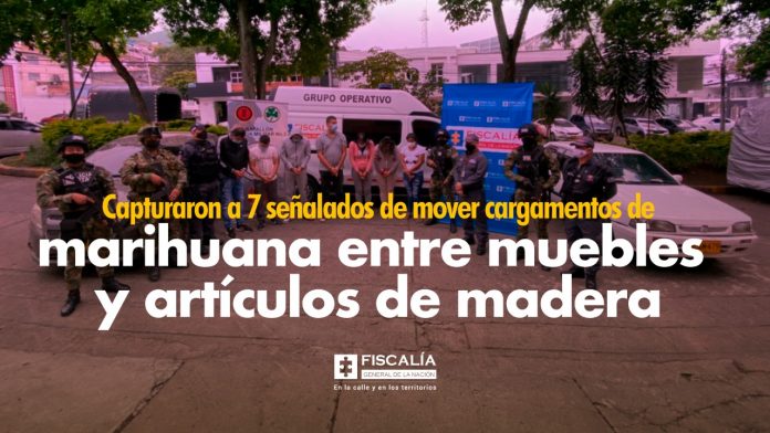 Marihuana en muebles