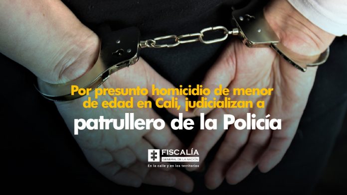 Patrullero policía muerte menor