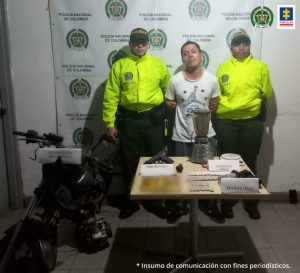 Asegurado alias Vuitton presunto responsable de comercializar estupefacientes en Guacarí (Valle del Cauca)