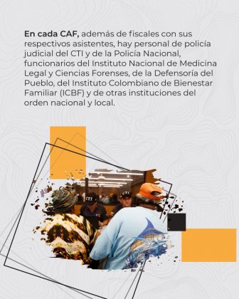 tres Los Centros de Atención de la Fiscalía (CAF) son sedes creadas para acercar la justicia a territorios lejanos, donde no ha existido presencia de la entidad.