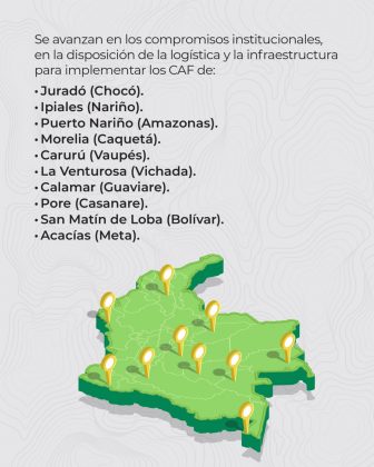 siete Los Centros de Atención de la Fiscalía (CAF) son sedes creadas para acercar la justicia a territorios lejanos, donde no ha existido presencia de la entidad.