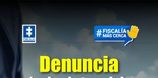 Denuncia el robo de tu celular. Protege tus datos y ayuda a combatir este delito. Imagen en donde se ve a una persona con el cleular en la mano y otra persona encapuchada estirando su mano para tratar de aquitarselo, en letras de lee denuncia el robo de celular, logos de la fiscalia y del contenido