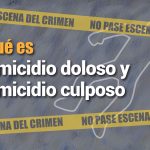 ¿Qué es homicidio doloso y homicidio culposo?