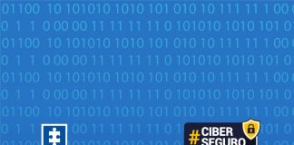 Cuidado con la estafa de la falsa encomienda del extranjero. En la imagen se ve una portada de la sección de redes sociales Ciberseguro; se ve un fondo azul con el diseño gráfico de un globo terráqueo y una caja de cartón con un rótulo de retenido y al lado un símbolo de advertencia. El titular dice: Cuidado con la estafa de la falsa encomienda del extranjero.