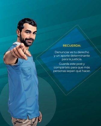 Denuncia telefónica – Fiscalía General de la Nación (Colombia) Imagen visual: Un teléfono móvil con la pantalla azul y el número 122 en grande y amarillo, sobre un fondo azul con líneas curvas, en el mismo estilo gráfico que la imagen anterior. Texto informativo: Denuncia telefónica Llama gratis desde el celular a la línea 122. Un funcionario te orientará y tomará tu denuncia. Línea fija de cobertura nacional: 📞 01 8000 919 748 ✅ Resumen de opciones para denunciar ante la Fiscalía: Por internet (24/7): www.fiscalia.gov.co → sección Denuncia Fácil Por teléfono celular (gratis): Marca 122 Por teléfono fijo (en todo el país): Llama al 01 8000 919 748