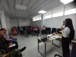 Socialización de la ruta de Violencia Basada en Género en El Doncello, Caquetá.