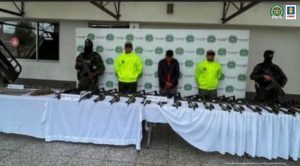 Los 20 fusiles, la ametralladora y la munición tenían como destino, presuntamente, las disidencias residuales de las Farc