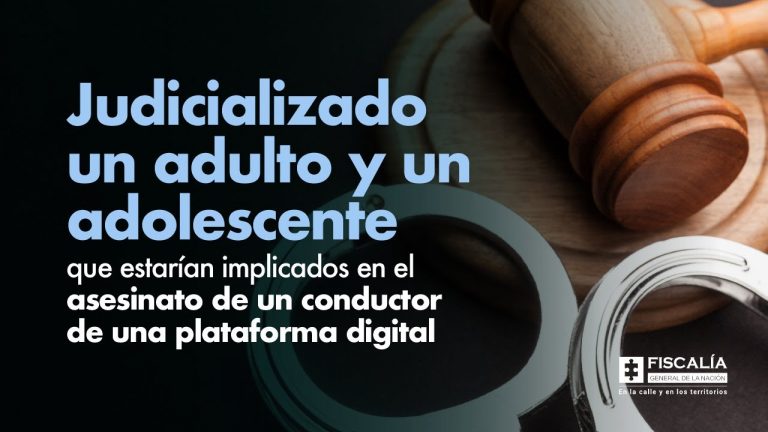 Judicializado un adulto y un adolescente que estarían implicados en el asesinato de un conductor de una plataforma digital