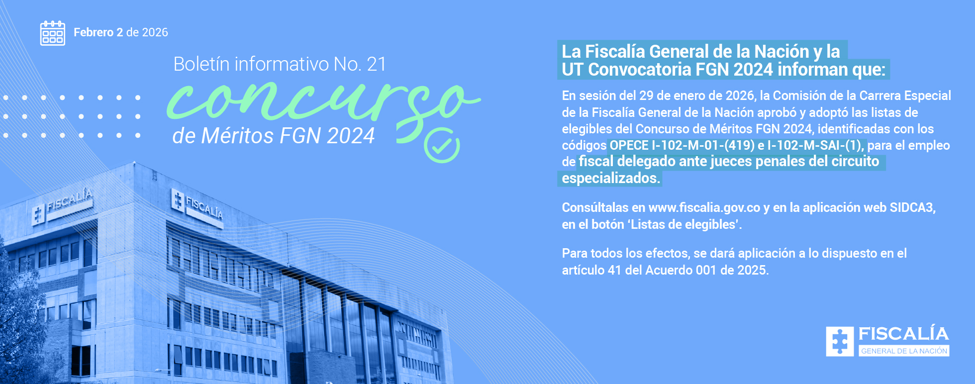 Concurso Méritos FGN 2024