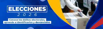 imagen de persona depositando su voto. Imagen que hace referencia a como identificar los delitos electorales y denunciarlos