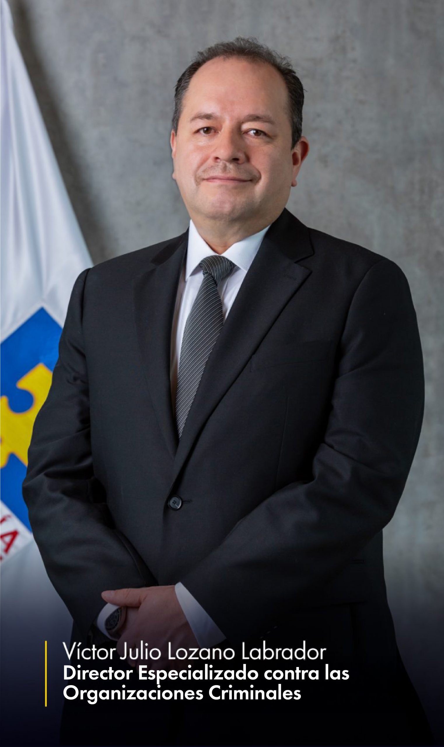 Víctor Julio Lozano Labrador - Español Foto del director de contra las organizaciones criminales