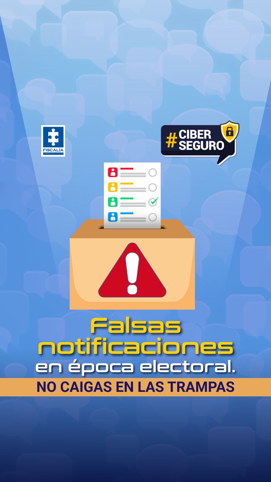 portada ciberseguro, falsas notificaciones en epoca electoral