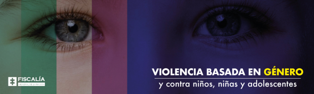 Mirada de un joven conun texto al lado derecho que dice "Violencia basada de genero"